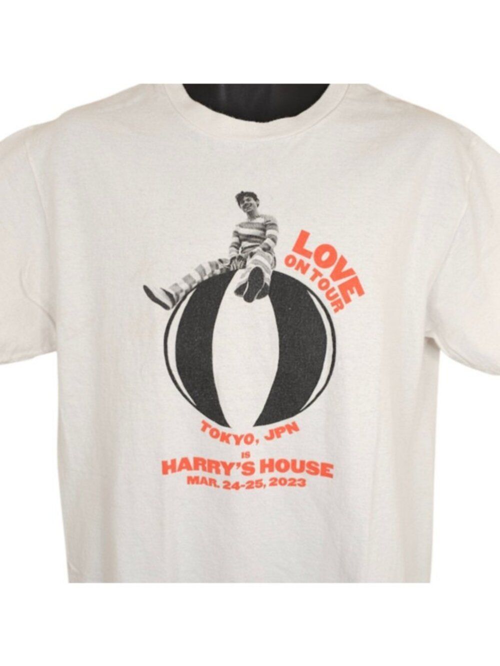 Harry Styles T Shirt Mens Size Large White Love On Tour Tokyo LIMITED Japan 2023